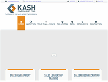 Tablet Screenshot of kashdev.com